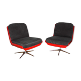 Pair of Dinna Veb Mobel Kombinat armchairs, Germany 1960s