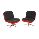 Pair of Dinna Veb Mobel Kombinat armchairs, Germany 1960s