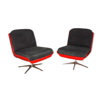 Pair of Dinna Veb Mobel Kombinat armchairs, Germany 1960s