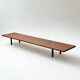 XL rosewood bench from the mid-century