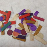 Ancient wooden yellow dwarf game