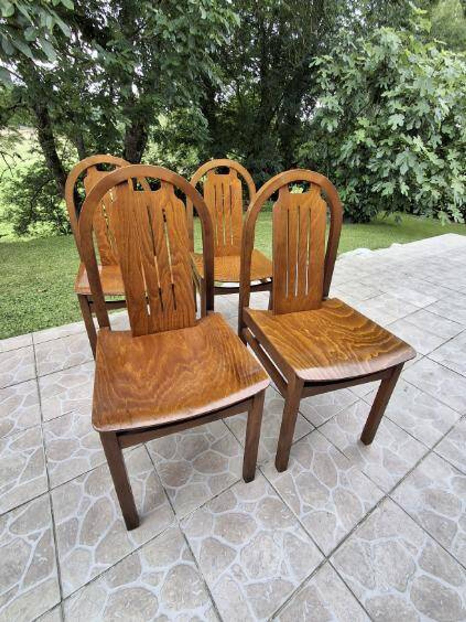 Set of 4 Baumann Argos chairs