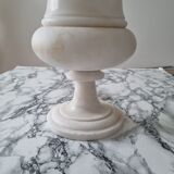 Lampe a poser en albâtre vintage