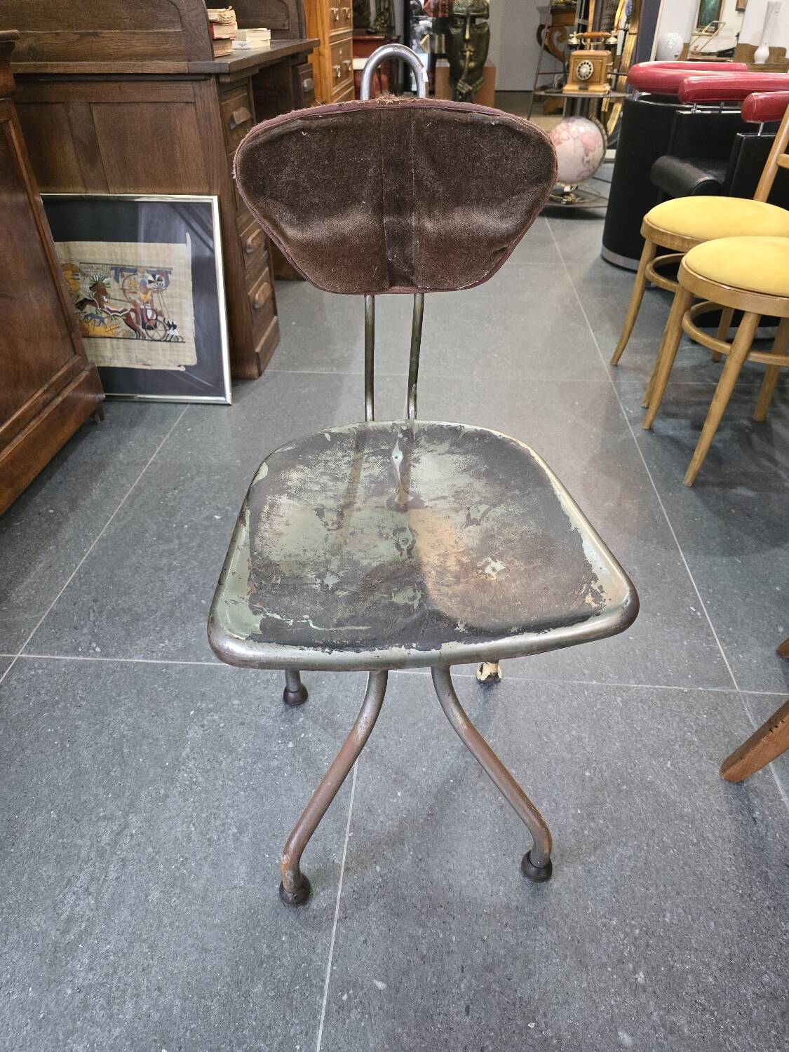 M42 industrial chair by Henri Lieber for Flambo