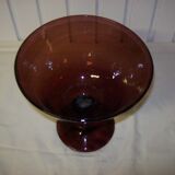 Mouth-blown bubble glass cup