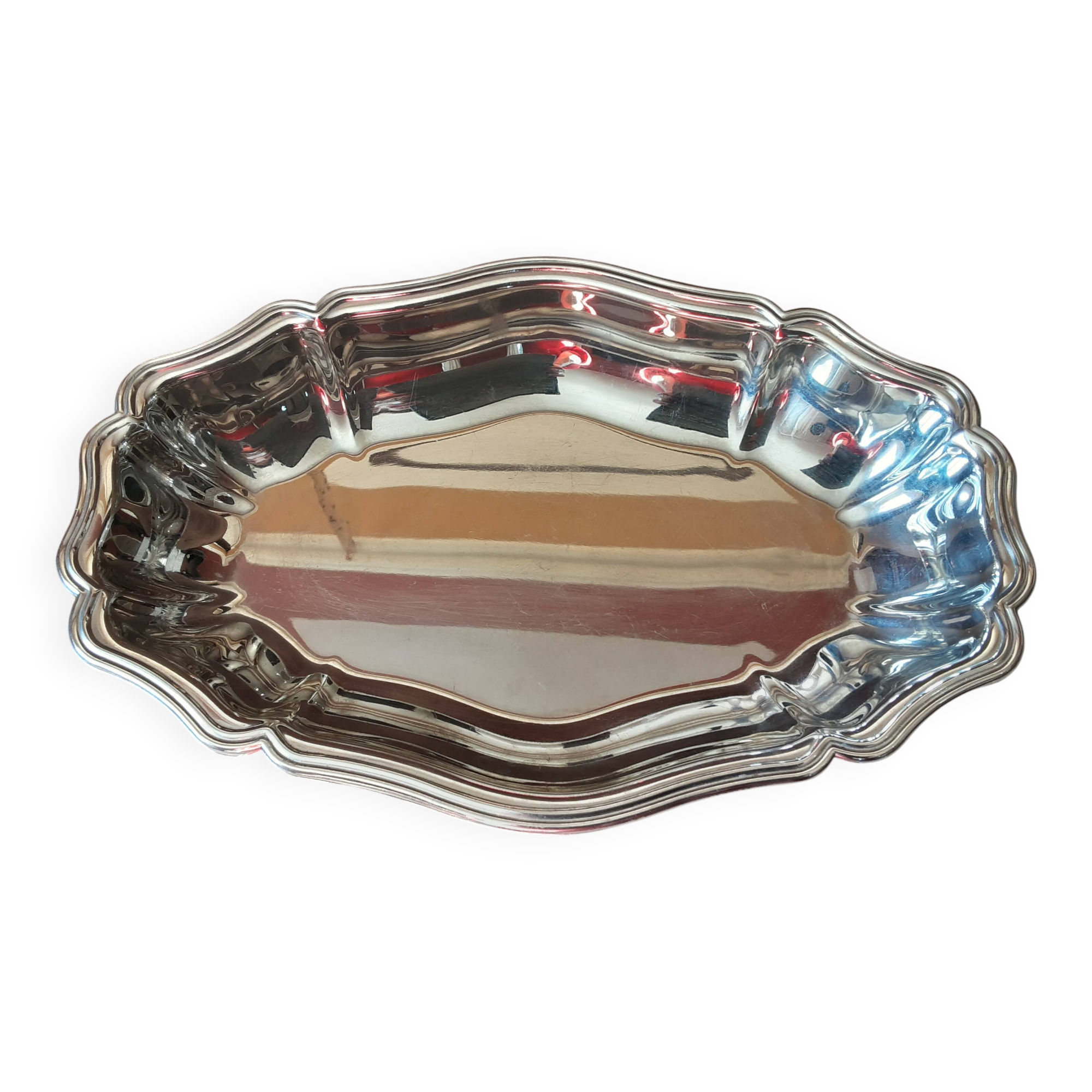 Vintage stainless steel dish