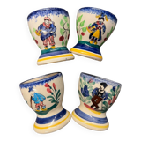 Set of 4 Henriot egg cups