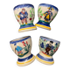 Set of 4 Henriot egg cups