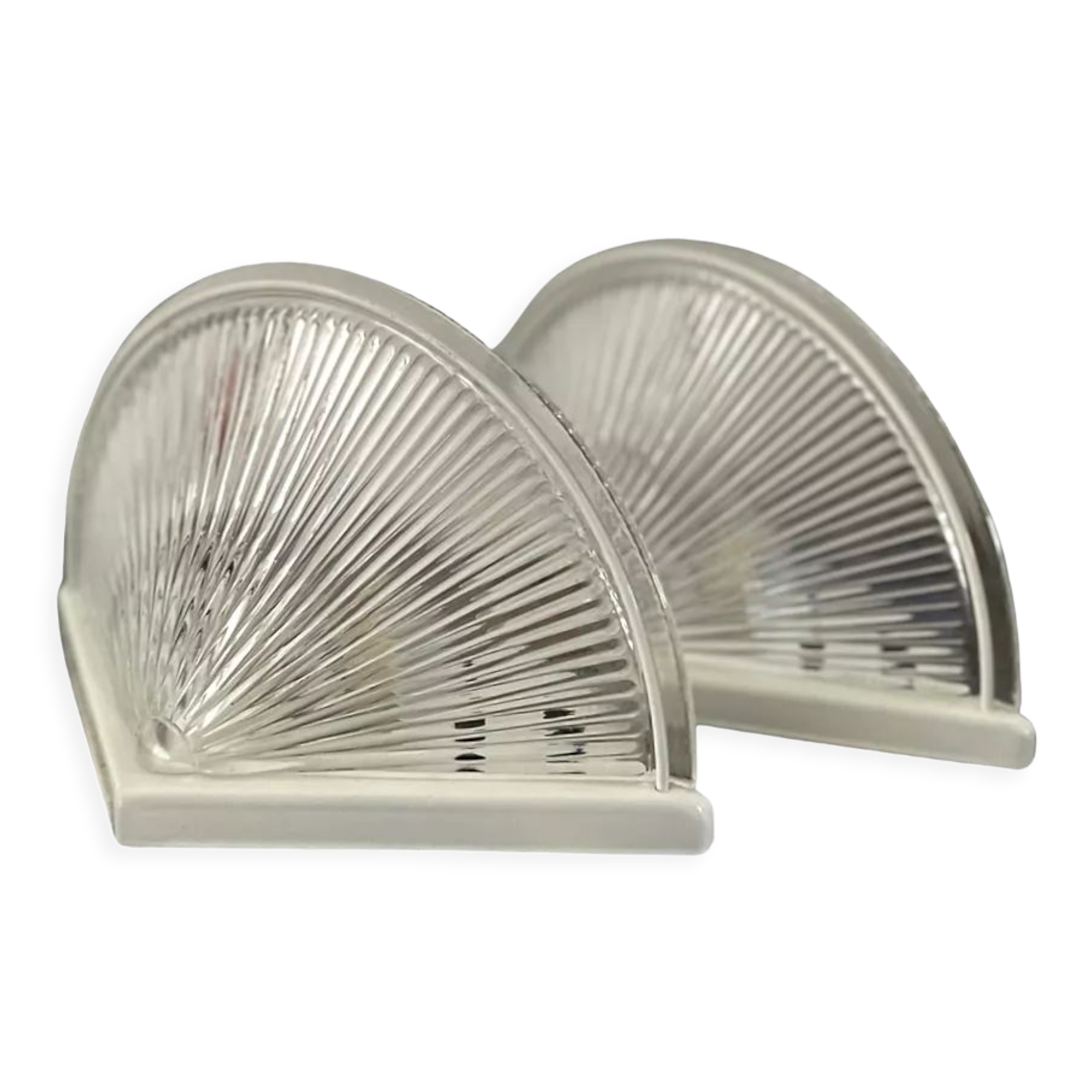 Paire d’appliques holophane