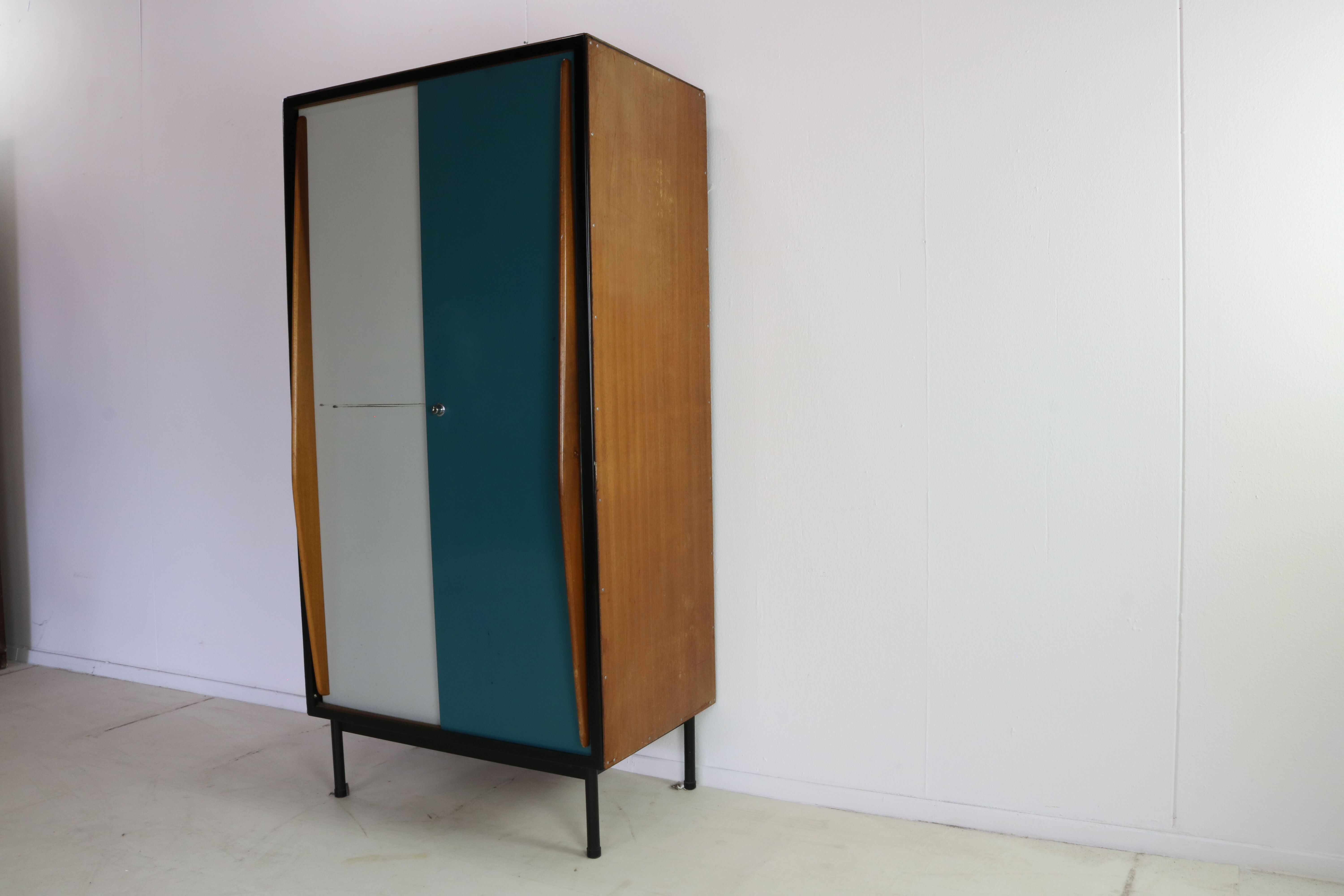 Wardrobe cabinet designed by Willy van der Meeren for Tubax Belgium