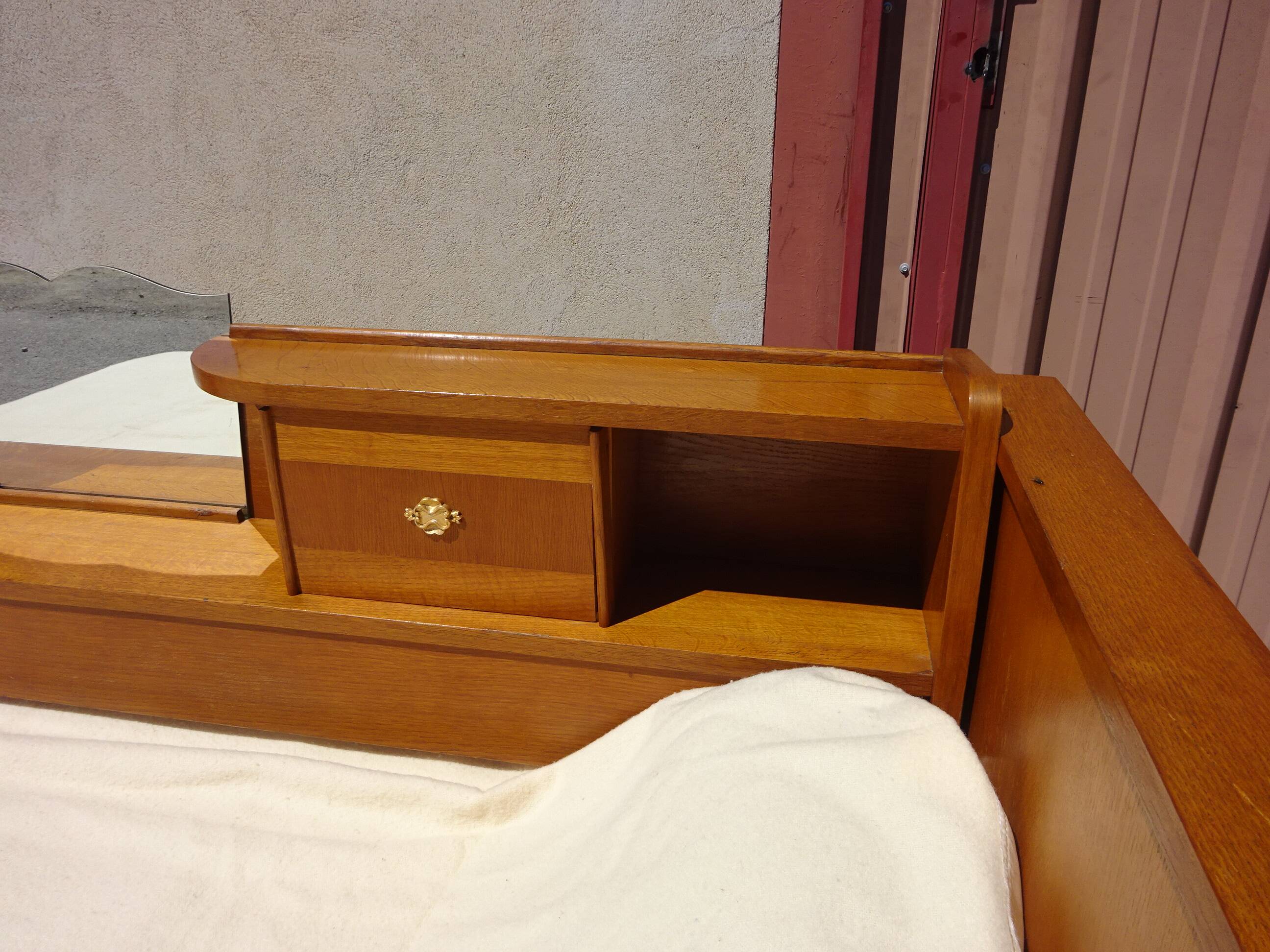 Cosy set and vintage headboard