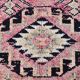 3x12 Soft Pink Vintage Runner Rug, Handwoven Antique 60s, 91x359Cm