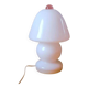 Murano opaline mushroom lamp, 1970