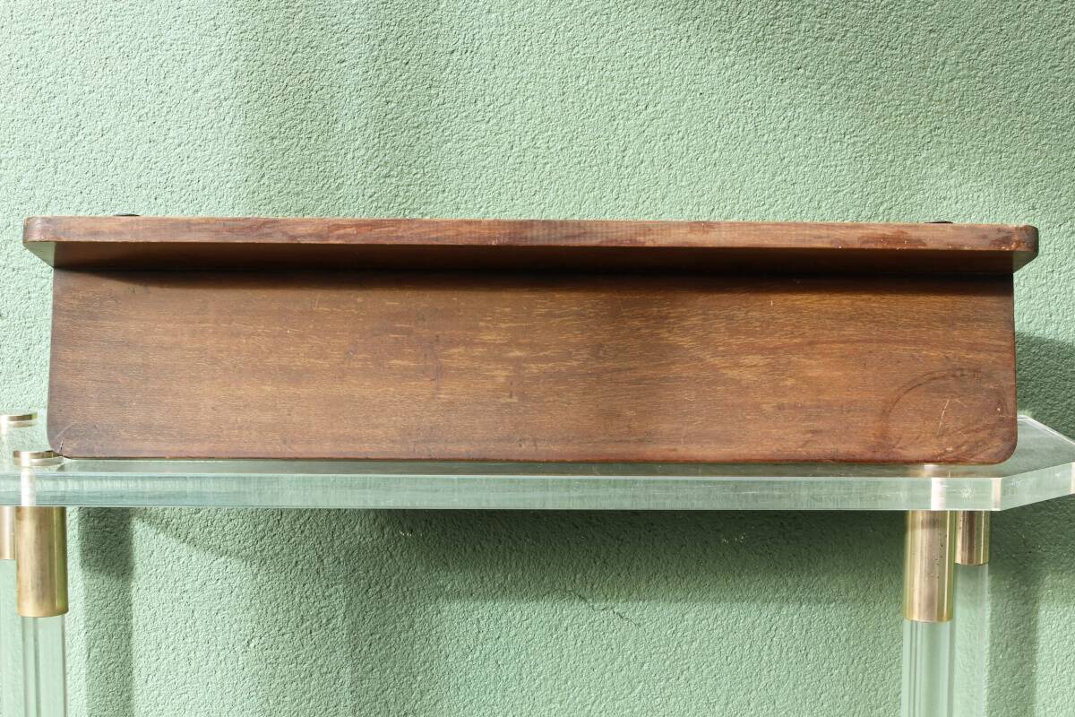 Art Deco wall coat rack, 3 hooks