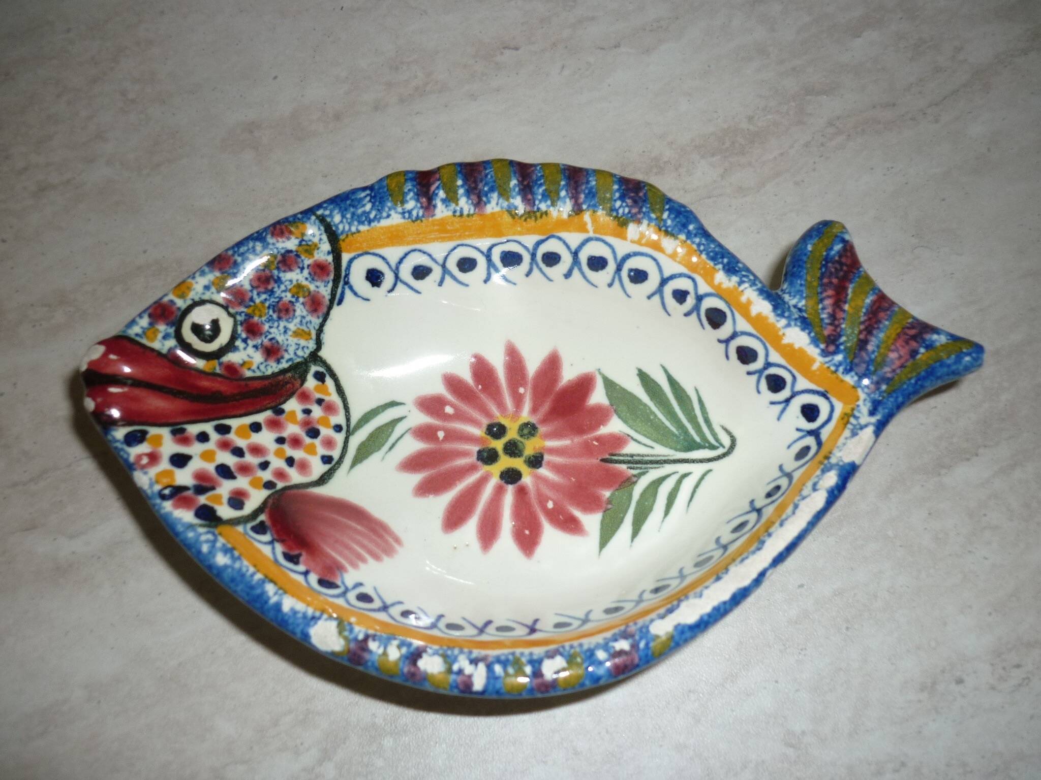 Henriot Quimper fish bowl