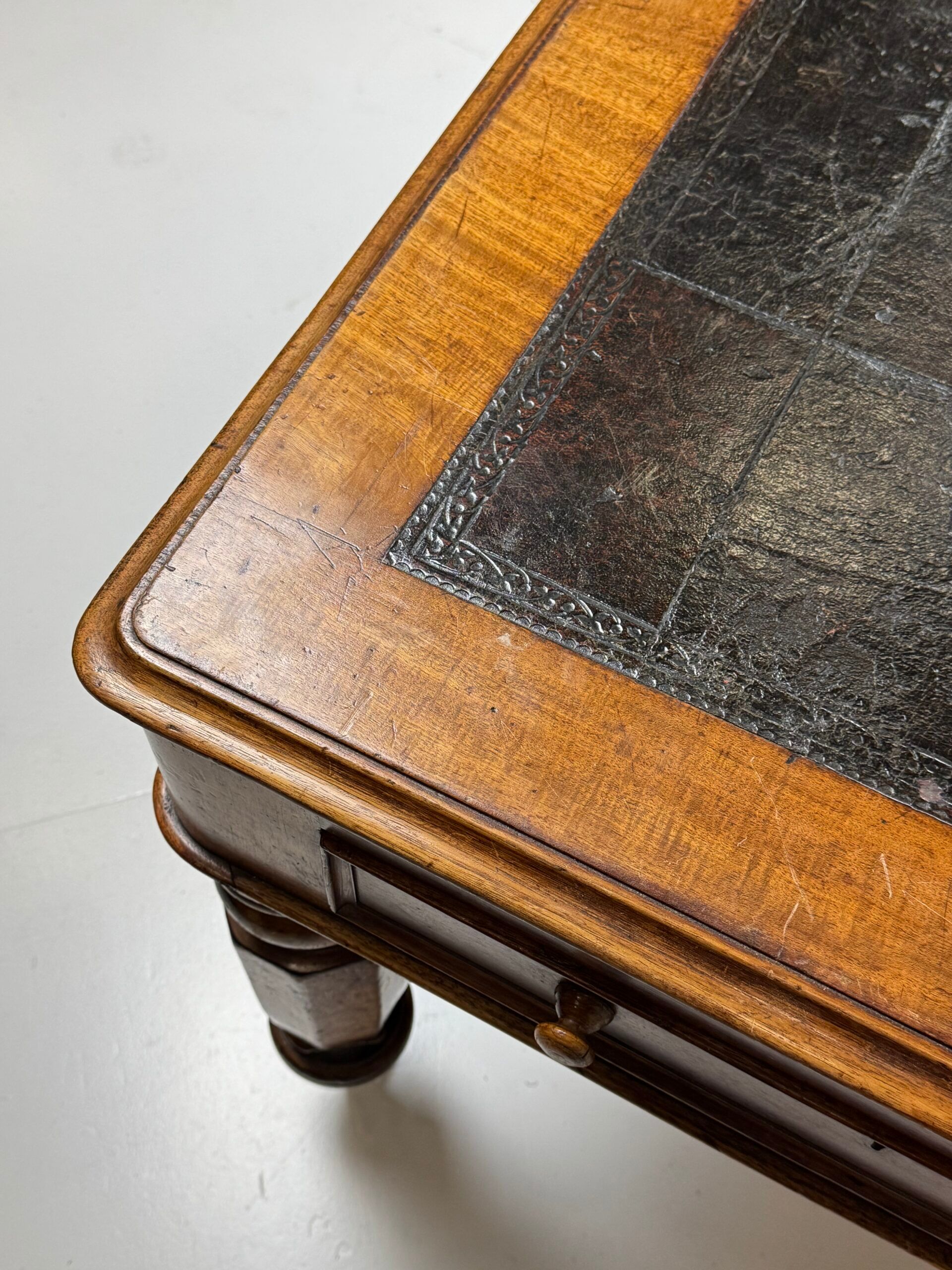 English writing desk partner desk 19th century