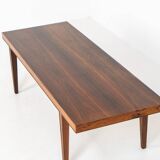 Large Rosewood coffee table by Severin Hansen for Haslev Møbelfabrik