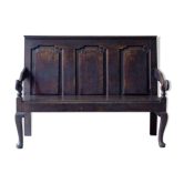 Banc en chêne du 19ème siècle