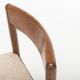 Set of 4 vintage dining chairs in stained oak