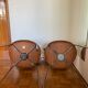 Pair of 2 Fritz Hansen 7 series chairs signed Mobilier International