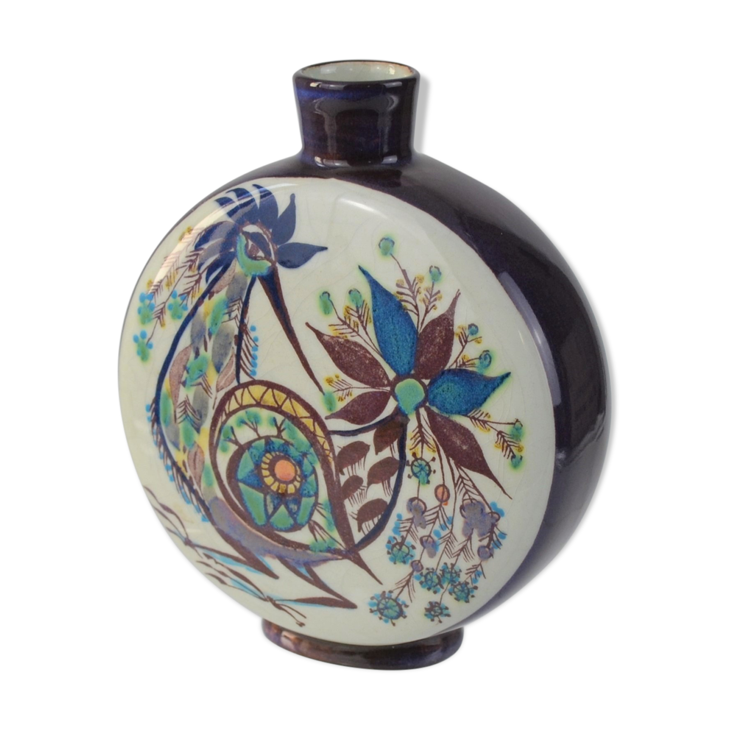 Earthenware bottle from Marianne Johnson's Tenera series for Aluminia