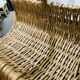 Door logs or magazines in rattan and wood