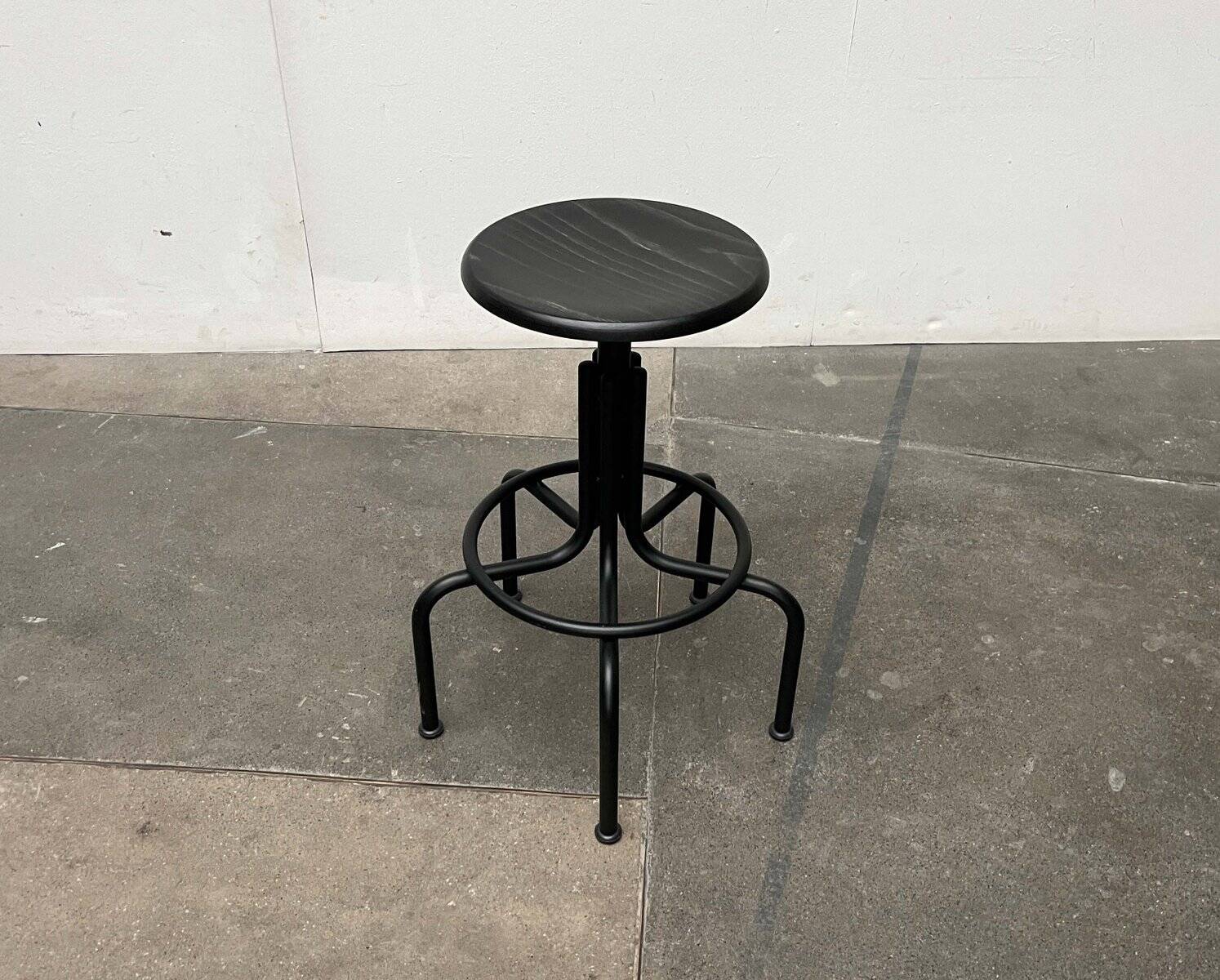 Tabouret pivotant industriel allemand de Lambert