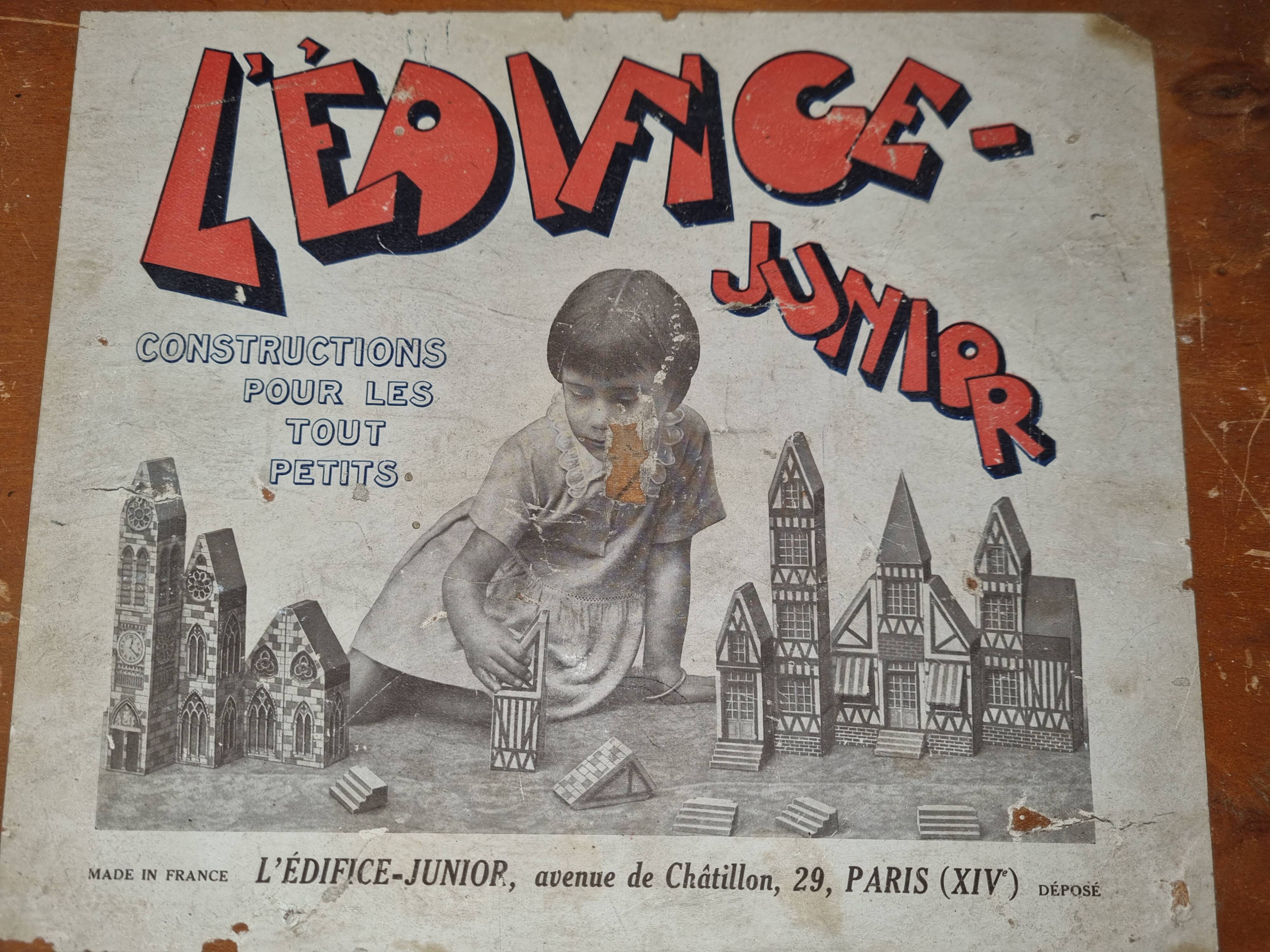 Construction game the Junior Building of 1930