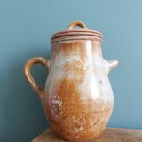 Puisaye stoneware filter teapot, Mallet pottery