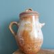 Puisaye stoneware filter teapot, Mallet pottery