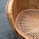 Bench rattan armchair model tablet phone 1960