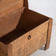 Folk chest in carved beech – Transylvania, circa 1880-1900