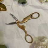 Vintage stork sugar tongs