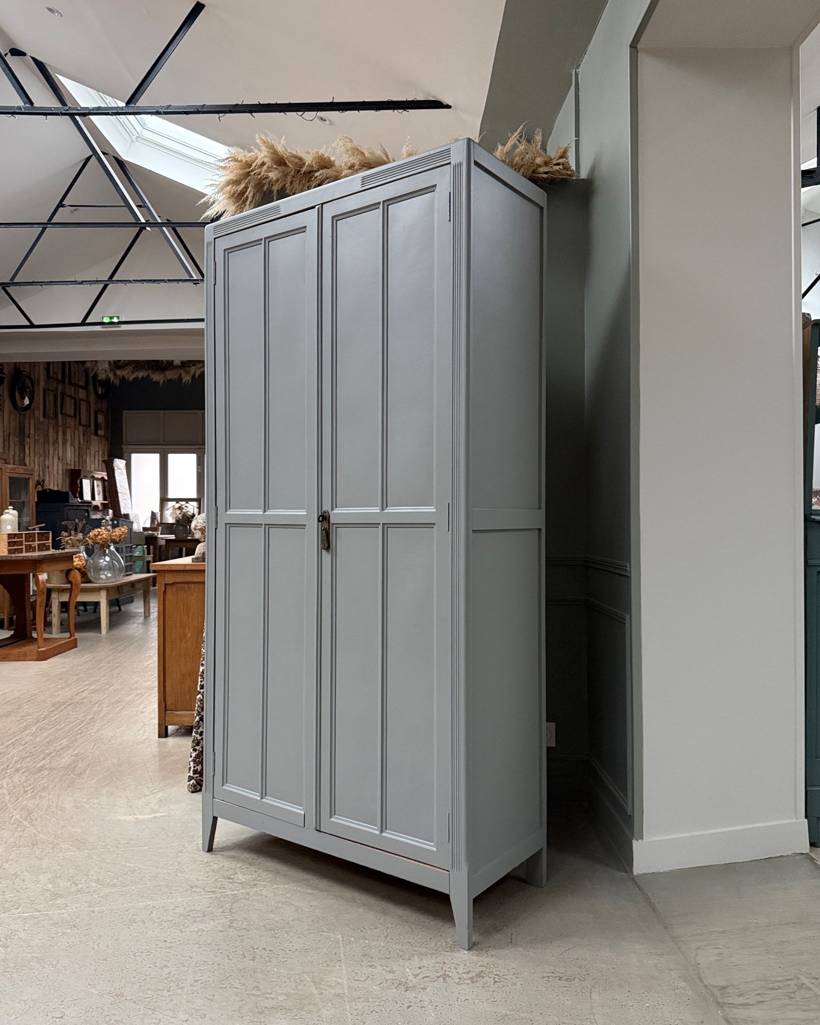 Armoire parisienne grise (rénovée)