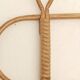 Wall-mounted coat rack imitation wicker