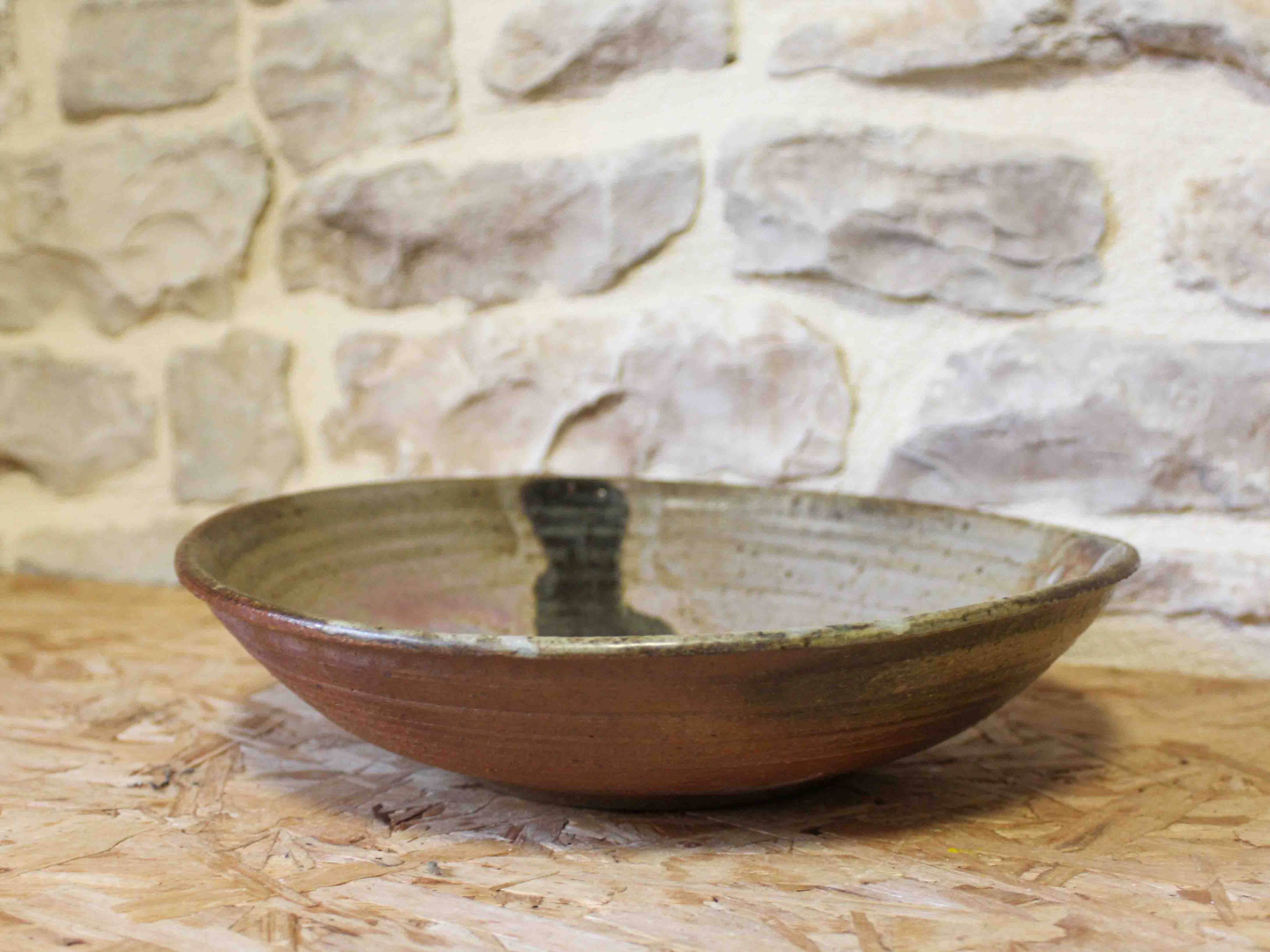 Glazed stoneware bowl Odile Devauchelle