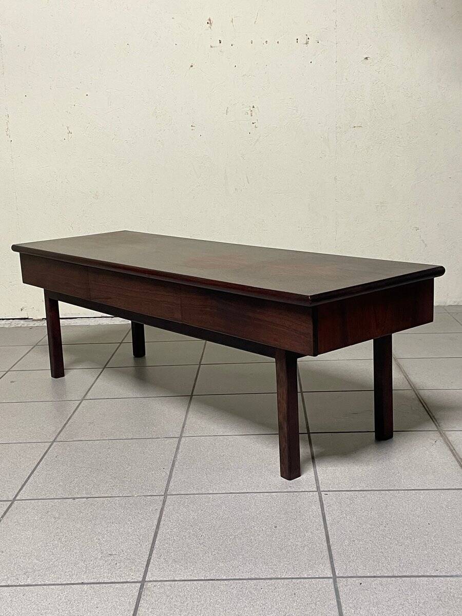 Table with three integrated drawers, 1960s.