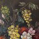 Oil on canvas by Picquet still life bouquet of flowers 1930