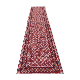 Tapis margoum couloir fait main en pure laine