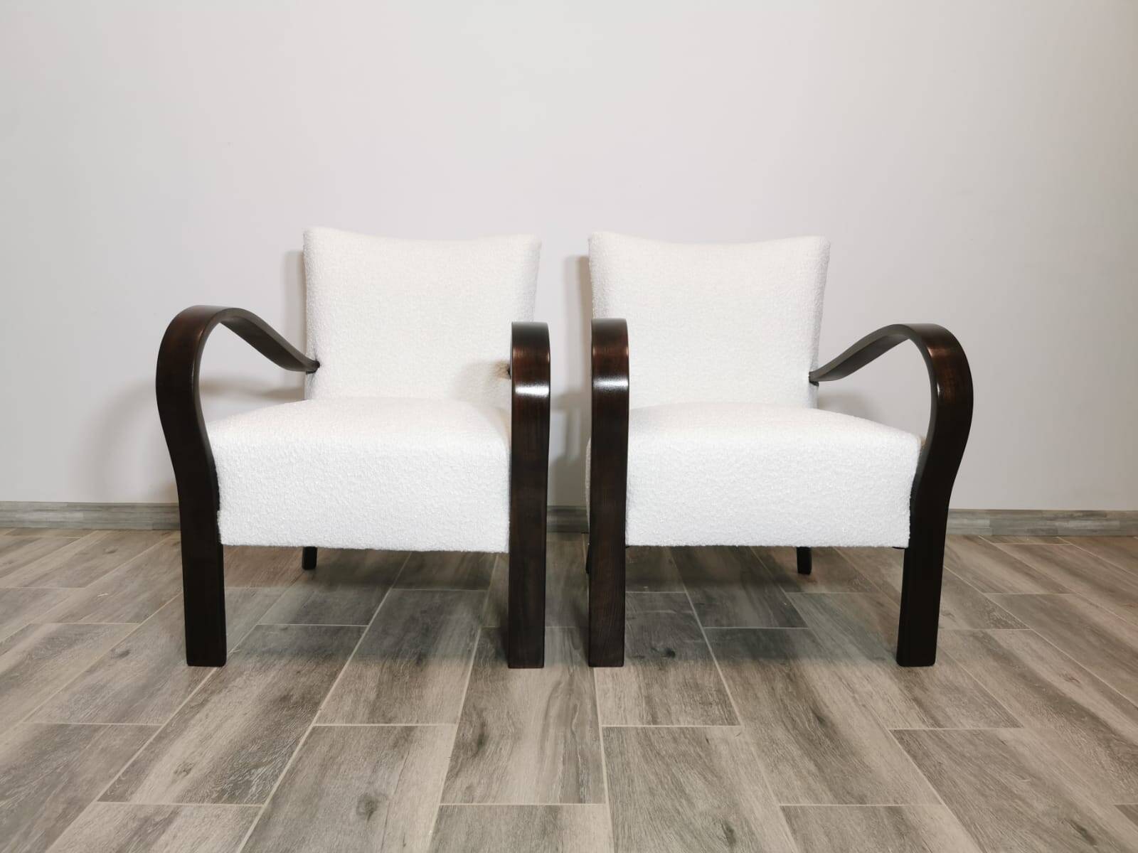Art Deco Lounge Chairs, Set of 2