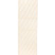 Tapis berbere beni ouarain ecru de couloir avec bandes en relief 300 x 75 cm