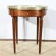 Table Bouillotte en Acajou, style Louis XVI – Milieu XXe