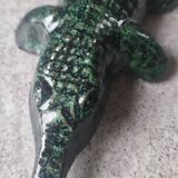 Accolay crocodile in glazed ceramic