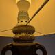 Vintage Mid Century Modern German Handmade Fat Lava Ceramic Table Lamp