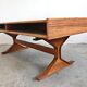 Table basse Mid Century Modern Gianfranco Frattini bois de Zebrano
