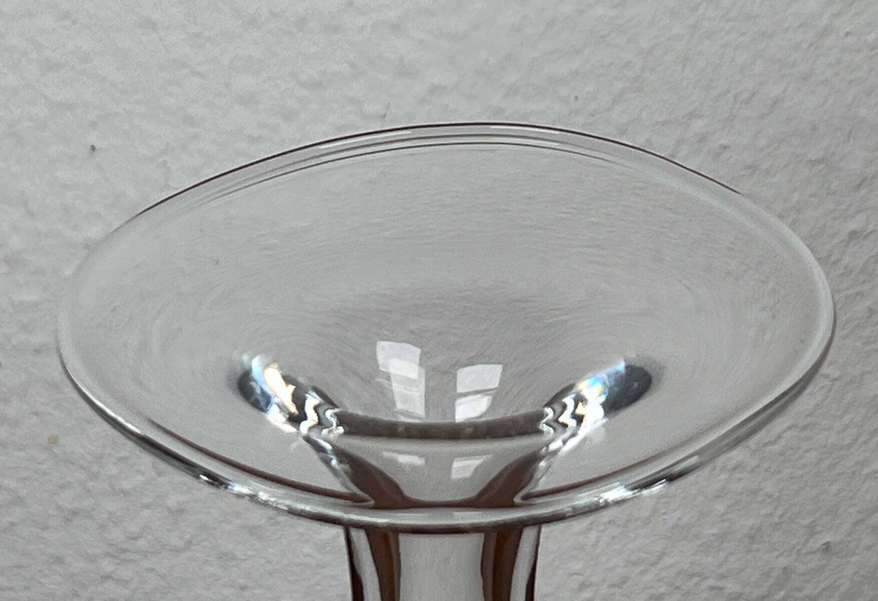 Vintage glass vase from the German Flamingo series by Peill & Putzler, 1970s.