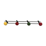 Vintage patère 4 heads