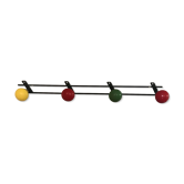 Patère vintage 4 têtes