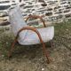 Armchair bow wood steiner