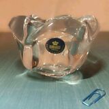 Tealight holder, vintage crystal pocket, Royal Copenhagen, Denmark 1980